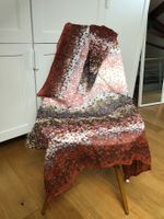 Châle Foulard léger 100% coton fleurs Baumwolle Schal Blume