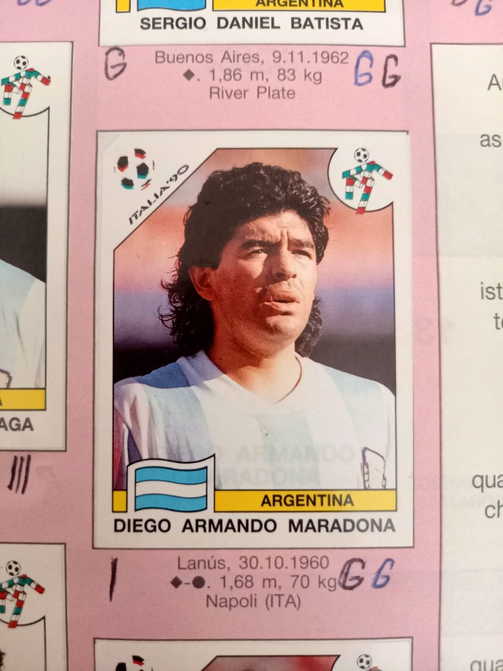 Panini Album: Panini Italia 90 - komplett – Usato da zürich venduto da Maratonga 4