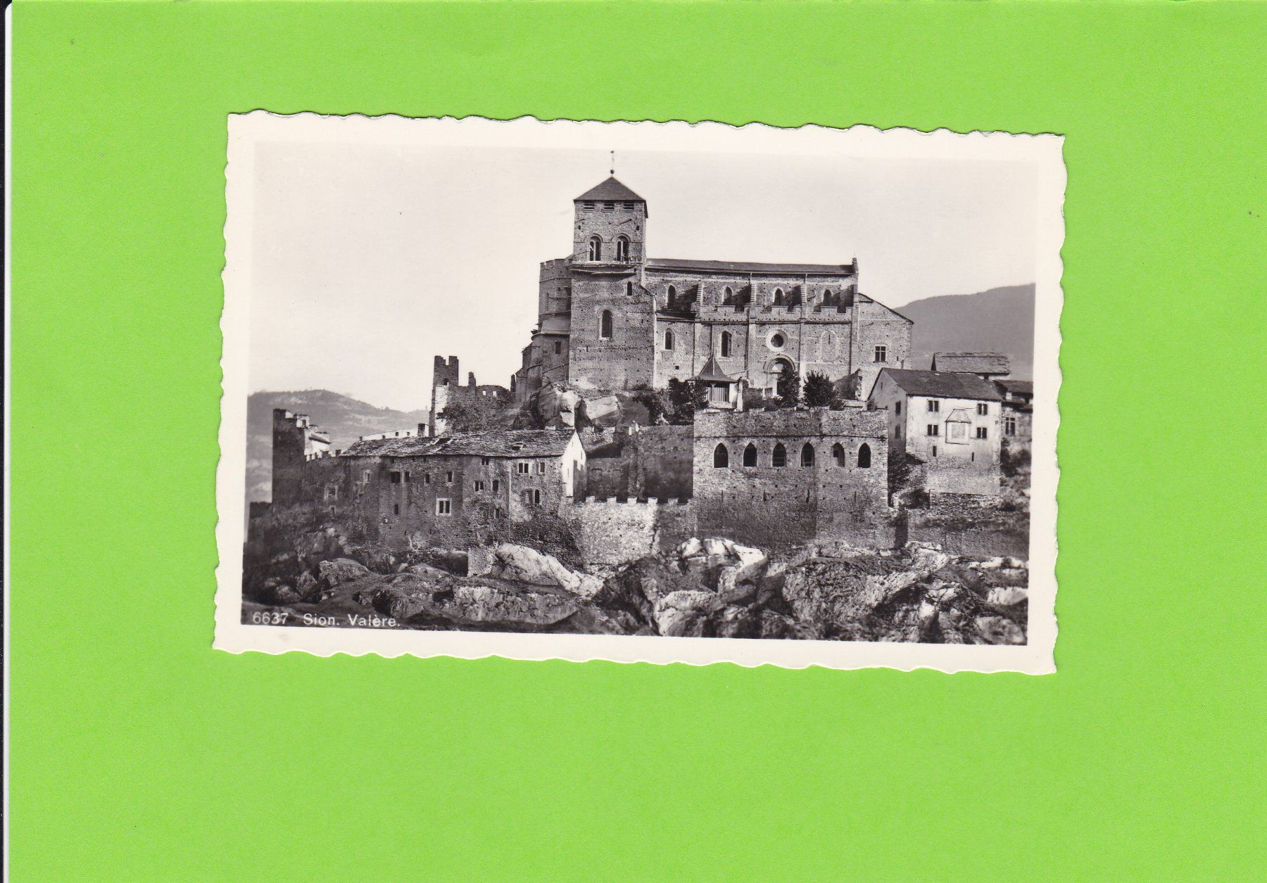 Cartoline postali: Sion-Valère – Usato da St. Peterzell venduto da neckertal