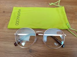 Even&Odd Blue Light Brille, gold