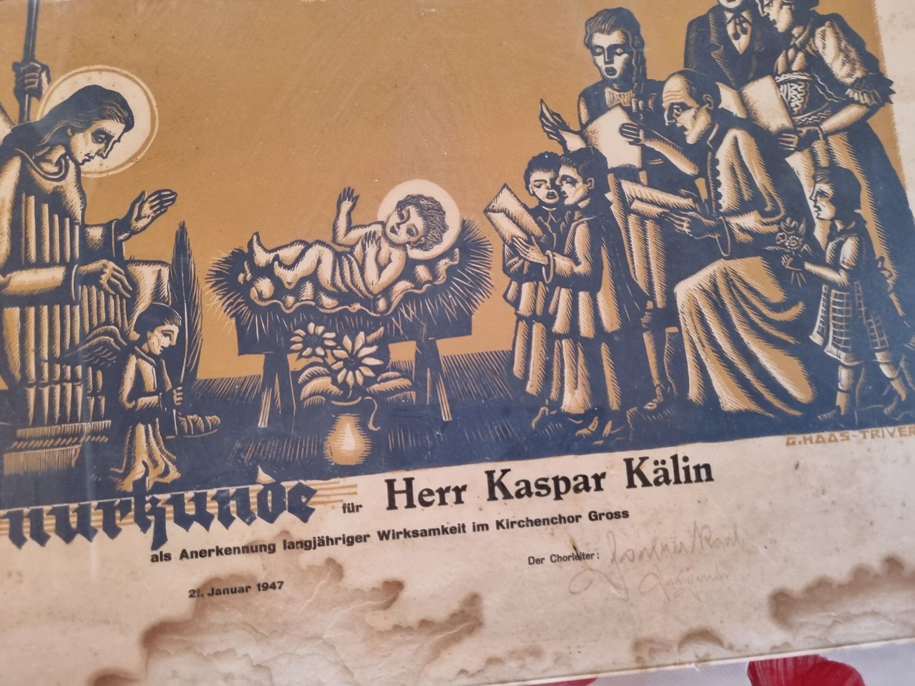 Poster & Bilder: Litho,  C,Haas- Triverio Nidwalden Rar – Gebraucht aus Trachslau von bastet06 2