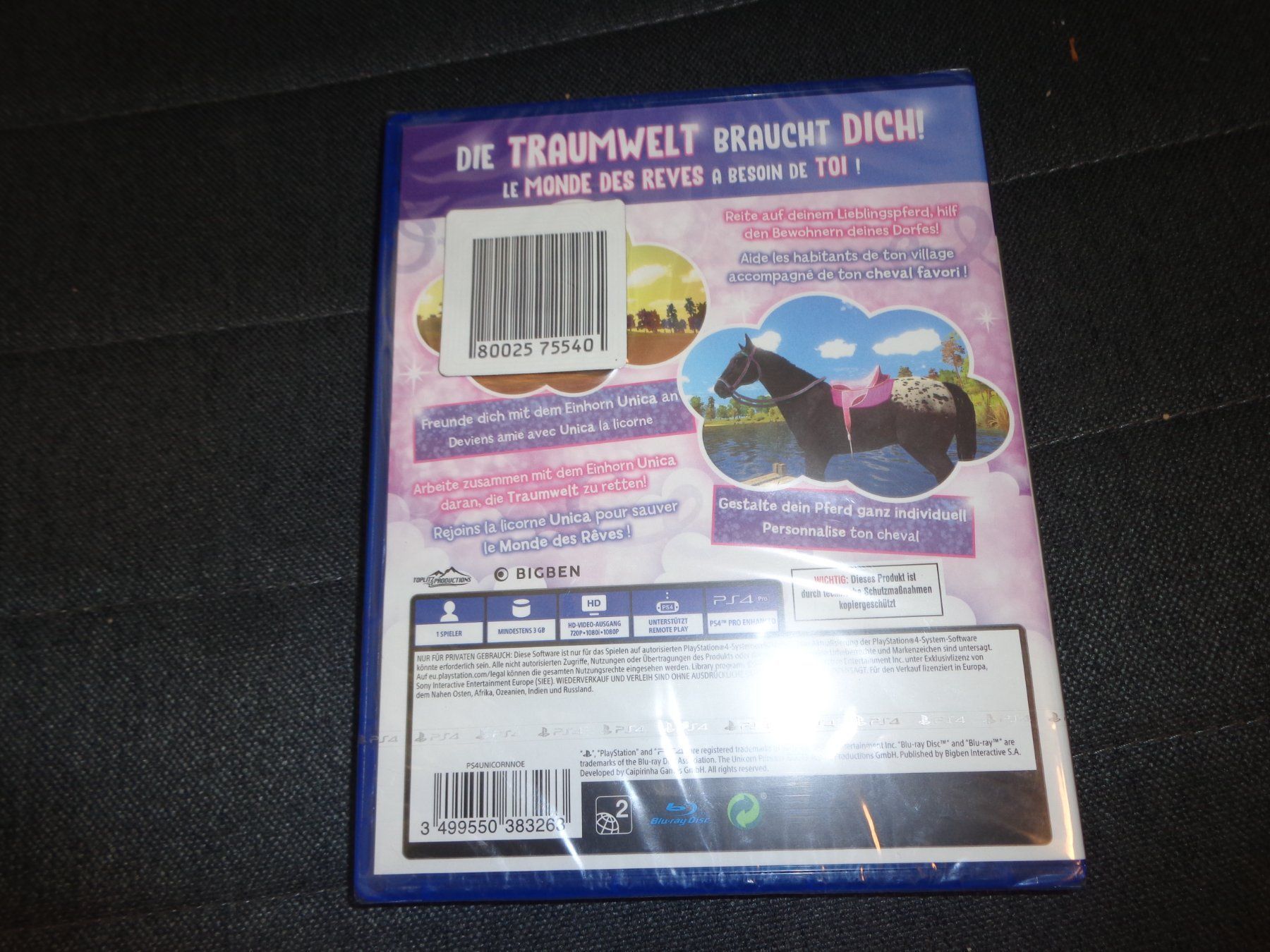 Spiele: The Unicorn Princess PS4 Neuware – Neu und originalverpackt aus Olten von Disc-Ausverkauf 1