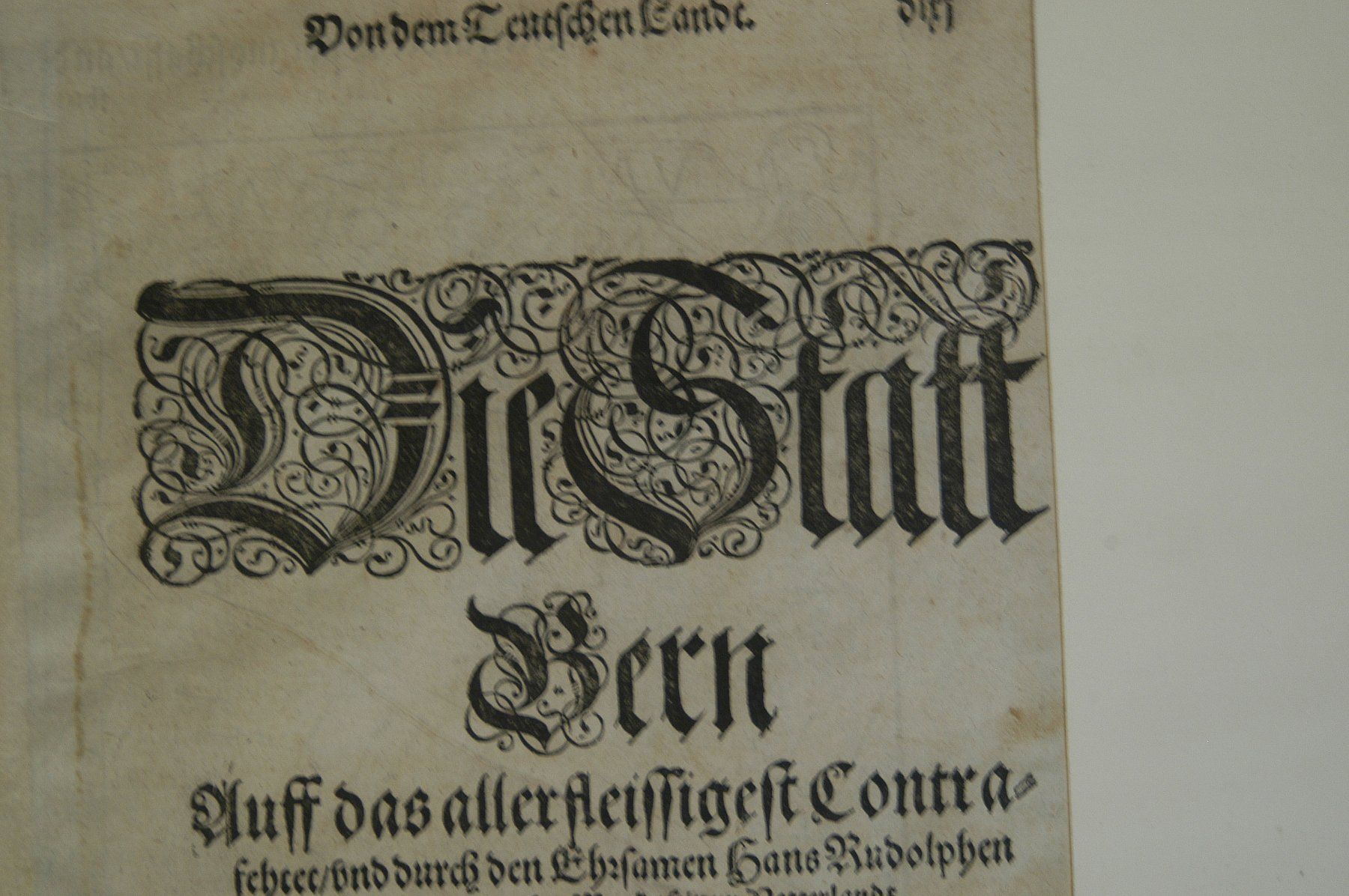 Stiche: Antiker Stich von Bern Doppelrahmen – Gebraucht aus Herisau von Wisen 7
