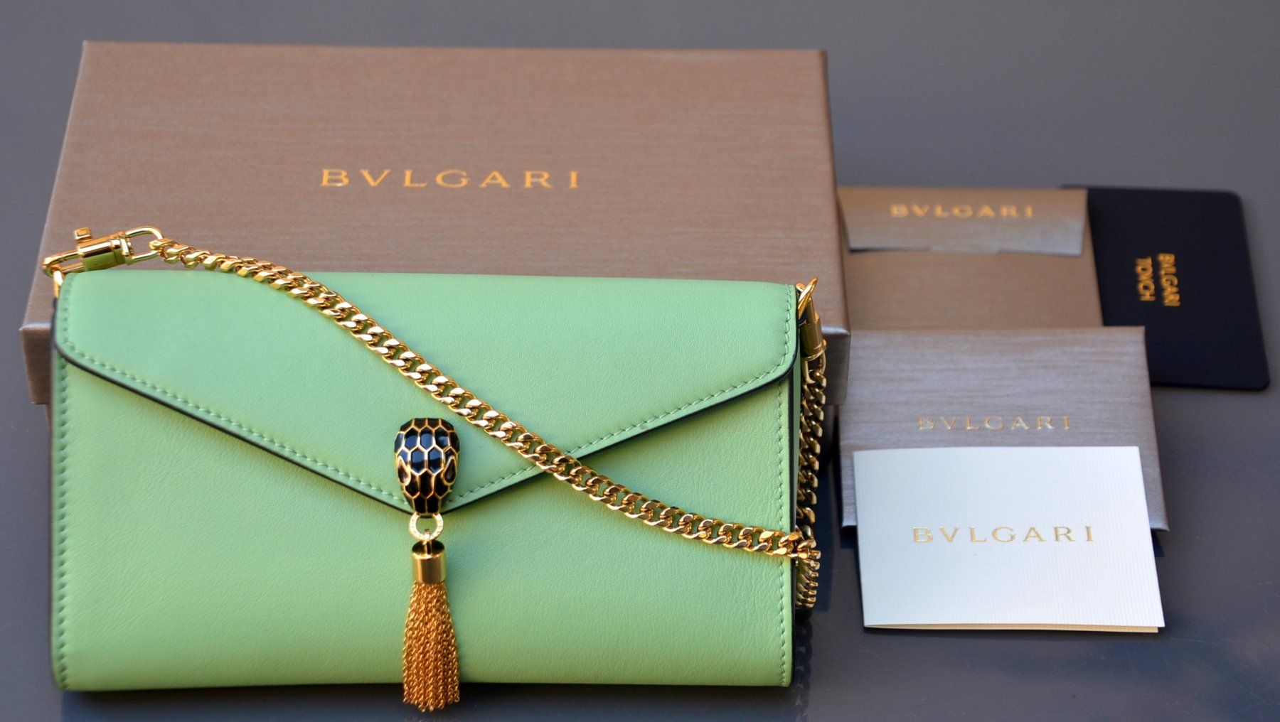 Bulgari Borse da donna: Bvlgari Serpenti Forever Pochette / Tasche – Nuovo e nell'imballaggio originale da Collonges venduto da Auganien