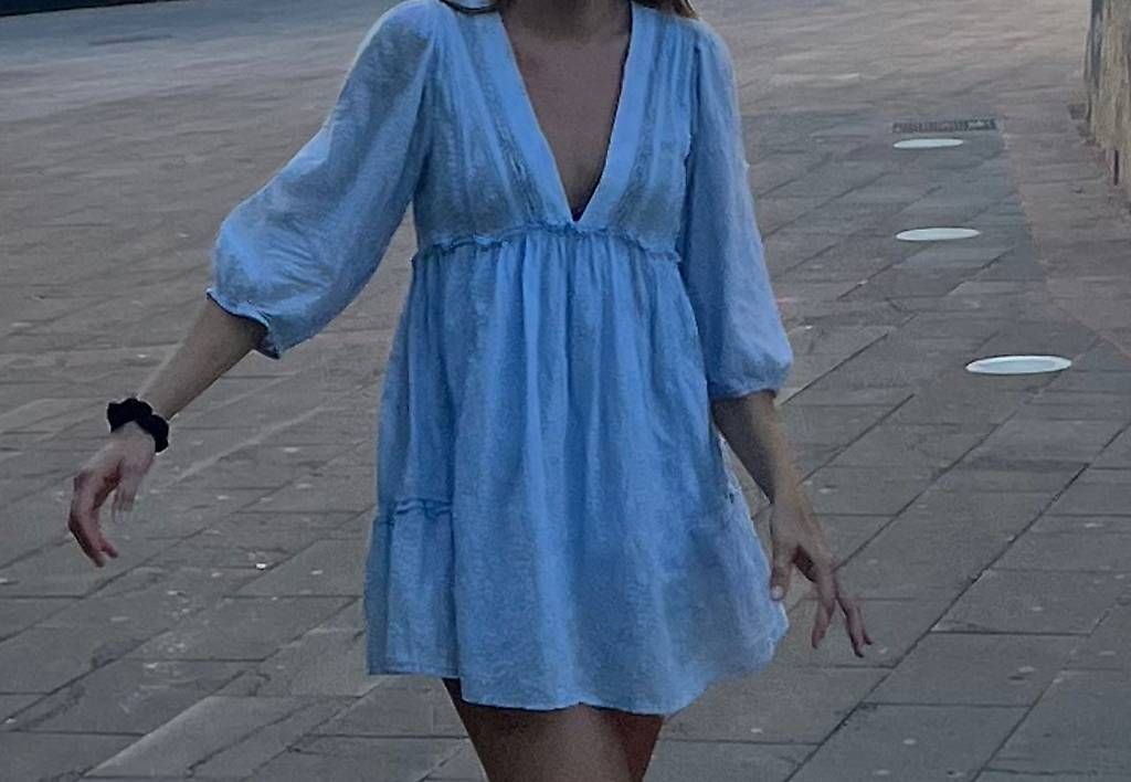 Vestiti: Hellblaues Sommerkleid, Grösse S – Usato da Stans venduto da carina_123 2