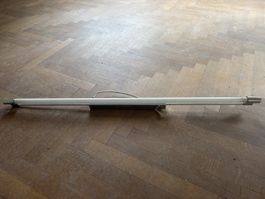 Wandleuchte Leuchtstoffröhre Metall silber gebraucht