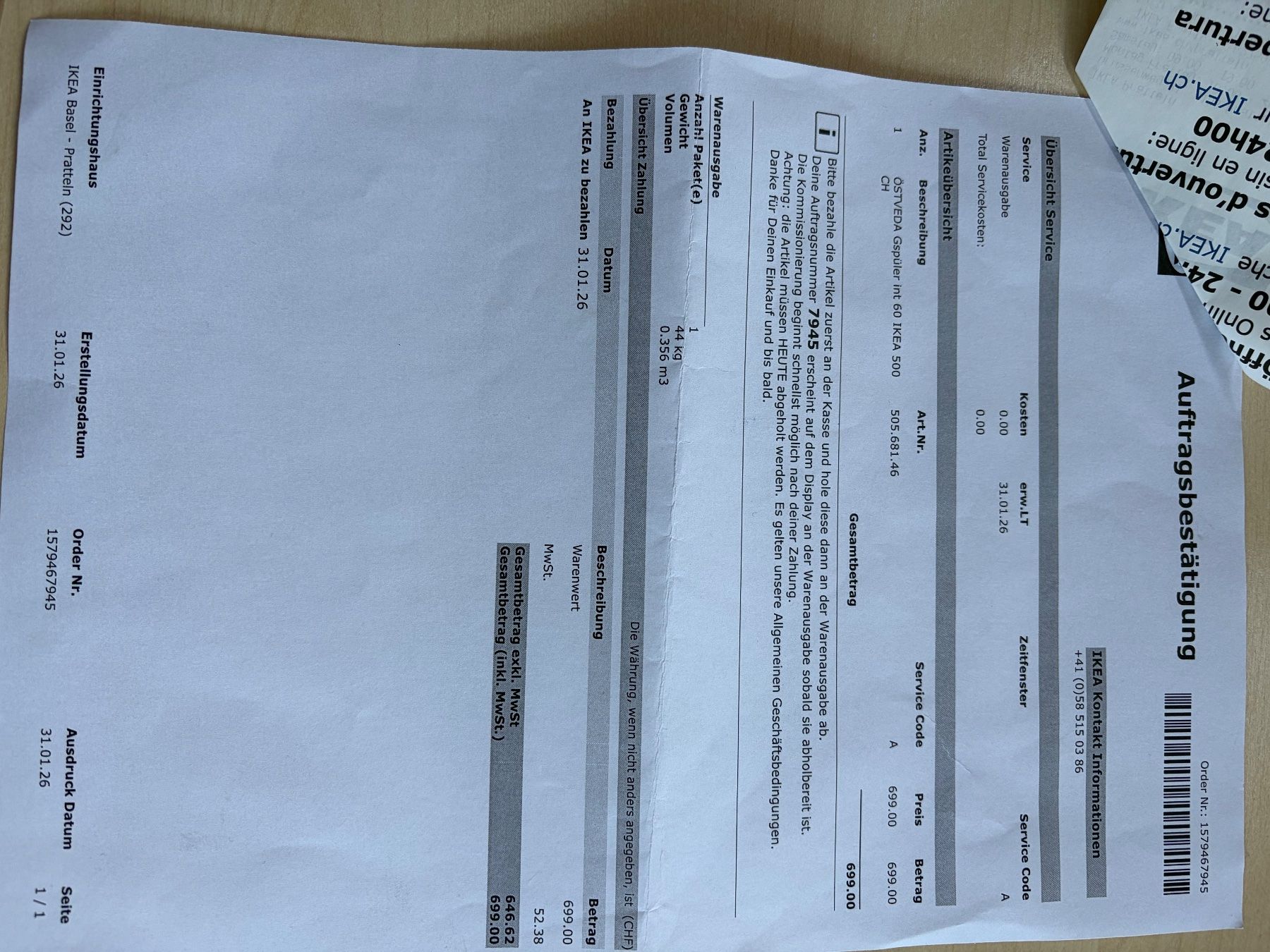 Ikea Lavastoviglie: Geschirrspüler Ikea – Usato da Liestal venduto da gace02 6