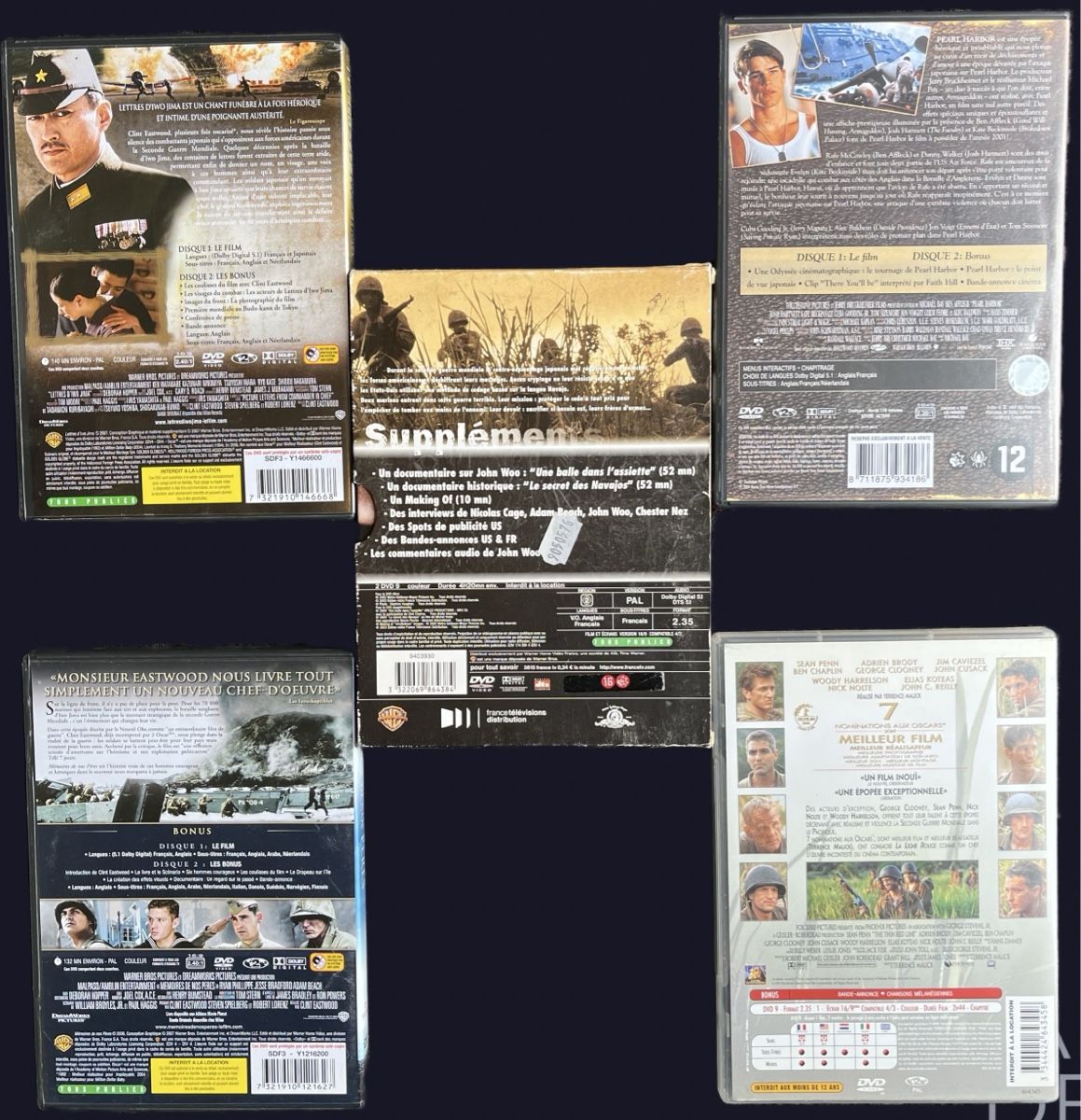 Tutti i DVDs: 5 DVD Guerre Pacifique WW2 – Usato da Bellevue venduto da Belafer 1
