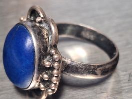 Bague argent 925 bleu occasion
