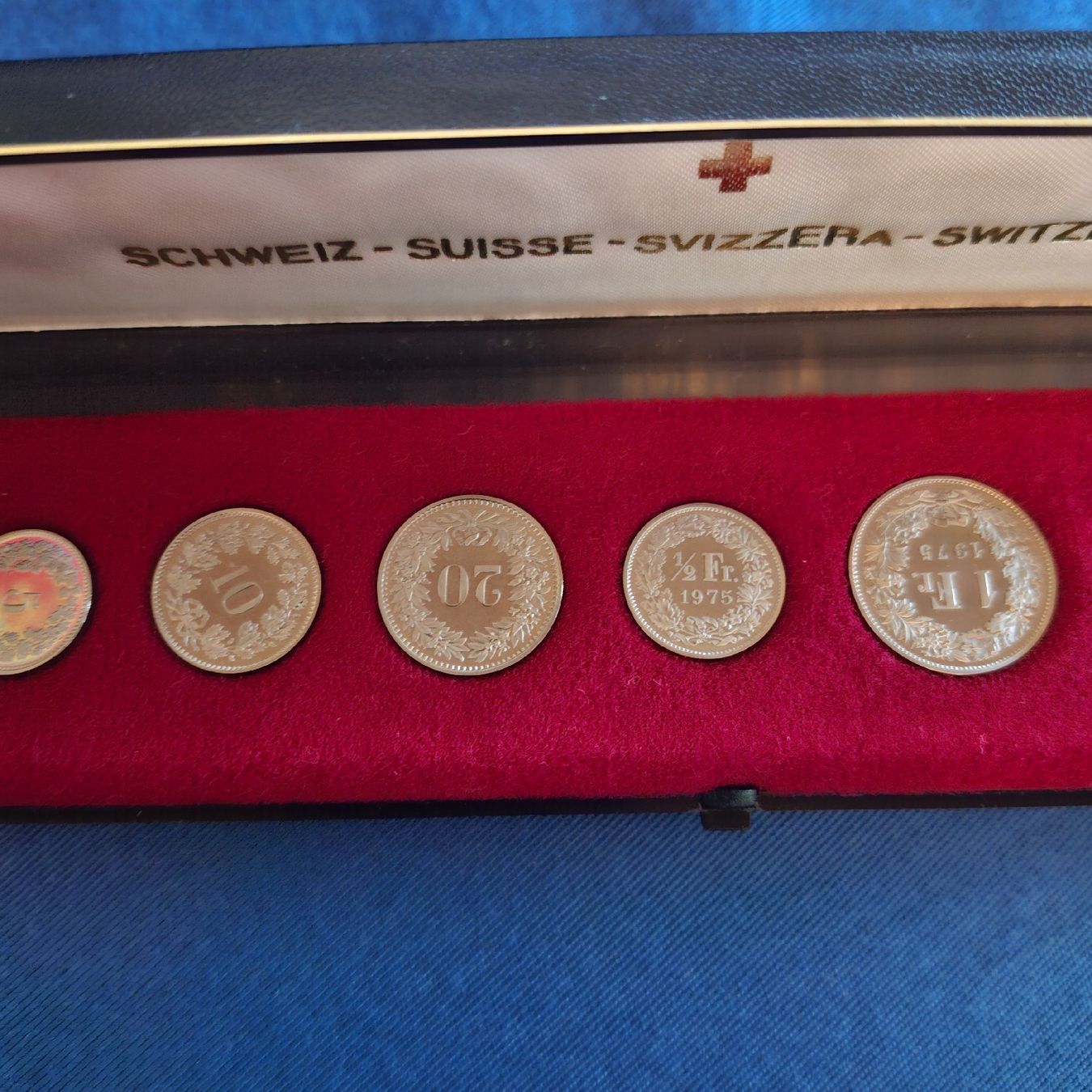 Tutti le monete: Schweizer Münzsatz 1975 – Nuovo (secondo la descrizione) da Nürensdorf venduto da DANG3REUX 5