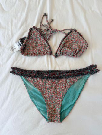 Chanel Bikini Blumenmuster Grösse 38 gebraucht