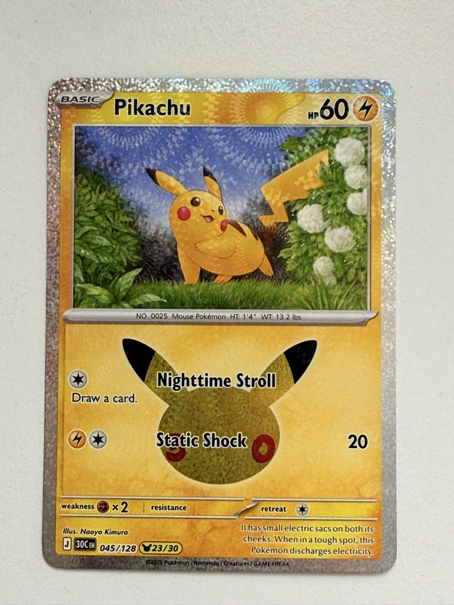 Pokémon Sammelbilder & Trading cards: Pikachu Kimura 23/30 - 30th celebration EN – Neu (gemäss Beschreibung) aus Zürich von Piaz97