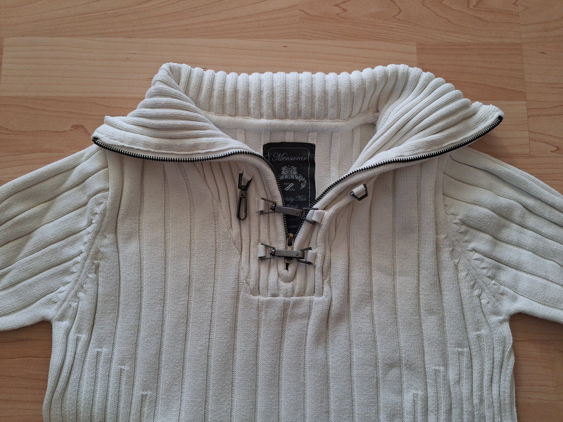 Maglioni & Felpe: Herren Pullover weiss, Gr.L, 100% Baumwolle, neuwertig – Nuovo (secondo la descrizione) da Wald ZH venduto da e8e 5