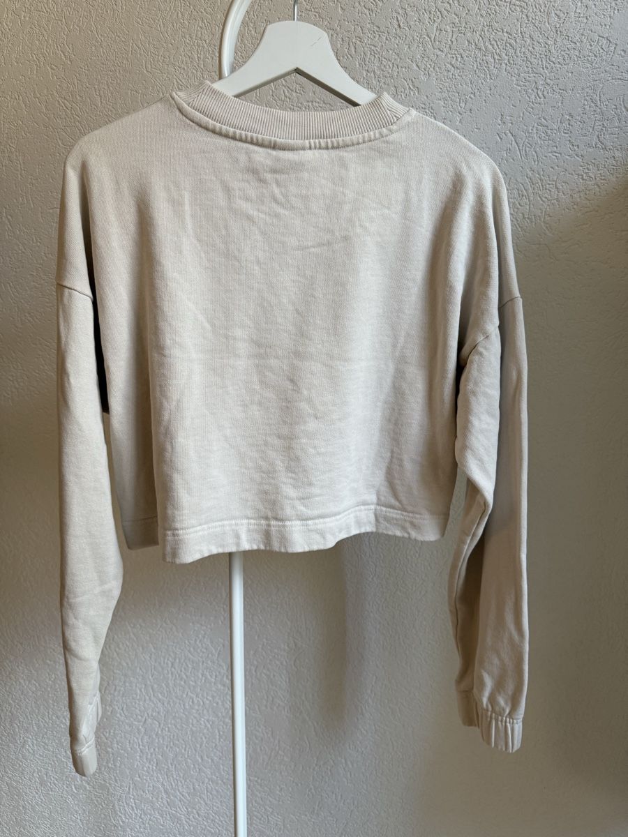 H&M Maglioni & Felpe: Pull/sweat court/crop beige H&M, t.36/S – Usato da Tavannes venduto da Thriftshop 1