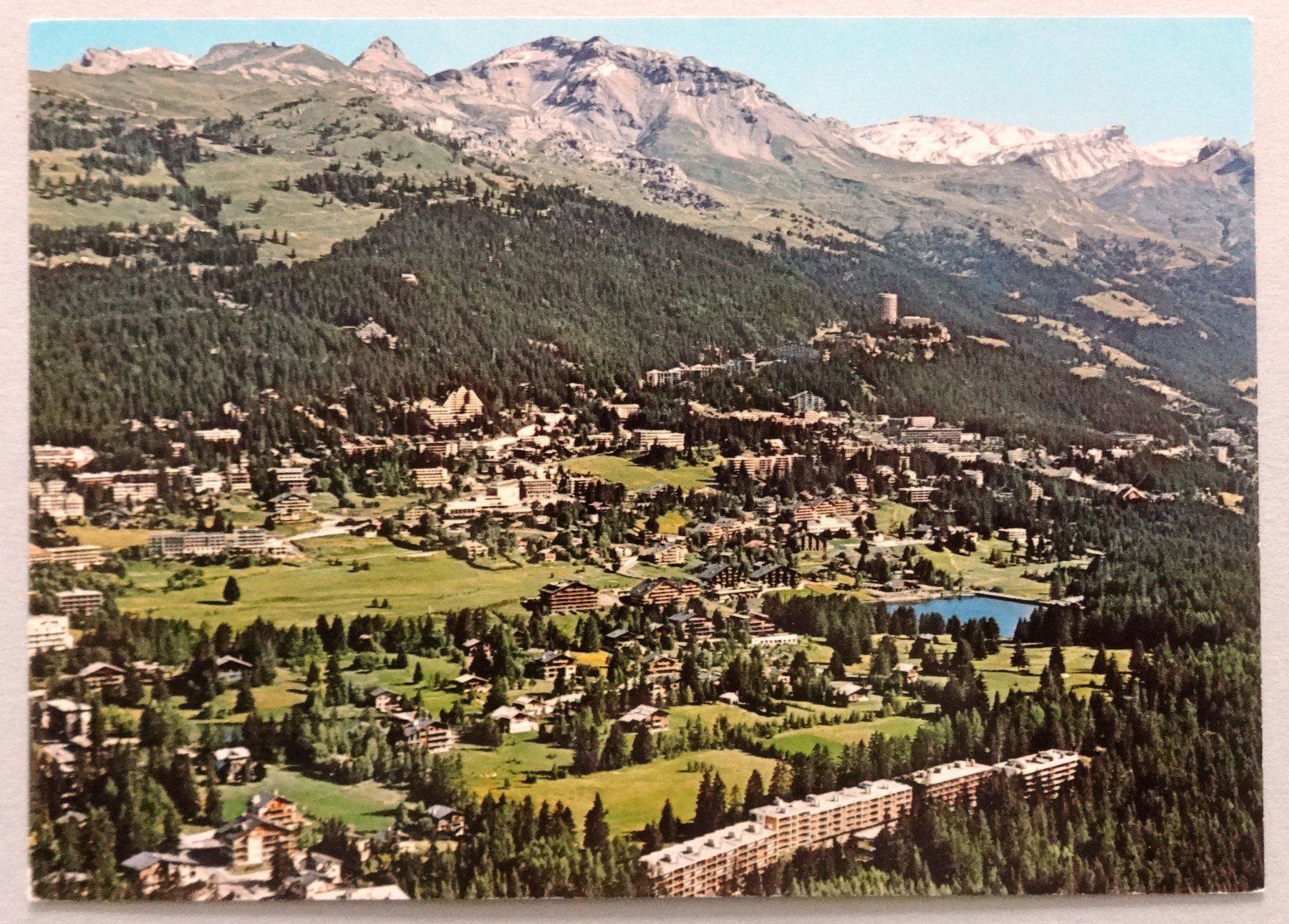 Ansichtskarten: Crans-Montana, vue générale – Gebraucht aus Fétigny von Billy2miny