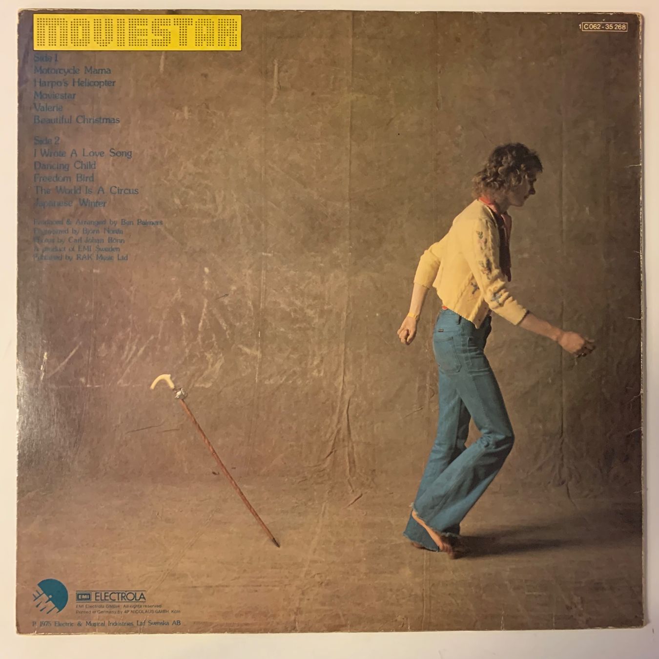 Dischi in vinile: Harpo - Moviestar, 1975 LP Vinyl – Usato da Aesch BL venduto da BernisFlomi 1