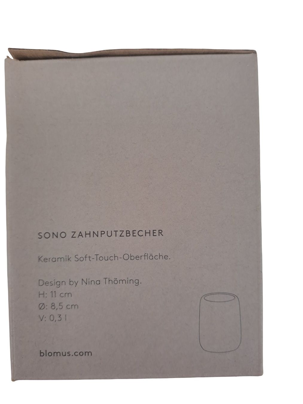 Blomus Bicchieri: SONO Zahnputzbecher No.69057 Moonbeam – Nuovo (secondo la descrizione) da Männedorf venduto da Restwert_Maennedorf 4