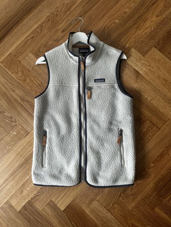 Patagonia Fleece Weste weiss Grösse S guter Zustand