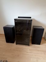 Technics Hifi Anlage mit Plattenspieler und Boxen guter Zust