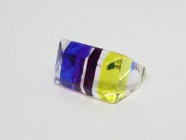 Vintage Pop Art Fingerring ungetragen