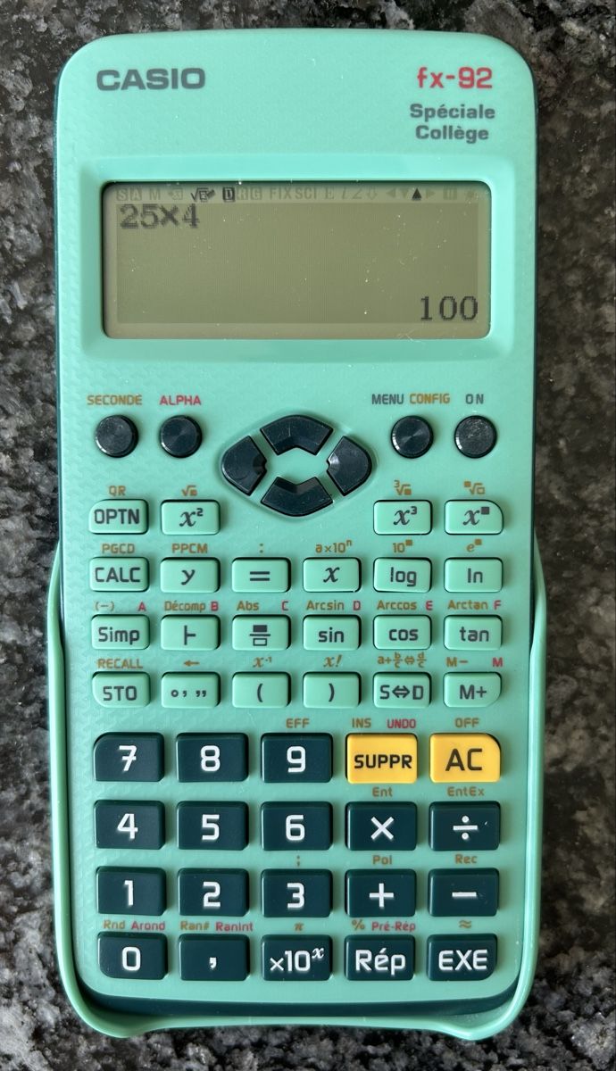 Casio Taschenrechner: Casio fx-92 Spéciale Collège Calculator  – Gebraucht aus Zürich von Sophie0569 1