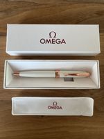 Omega Kugelschreiber weiss Rosegold neu in OVP