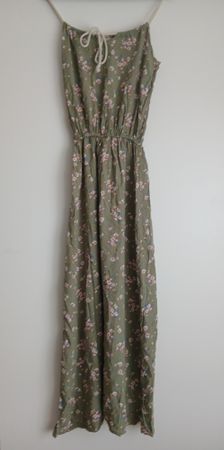 Bella Summer Dress - Size M - Floral - Green 🌸💐👗
