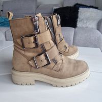 5th Avenue Leder-Boots Braun/Taupe – Gr. 37 – Top Zustand