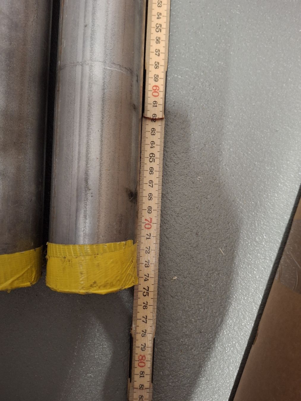 Sistemi di scarico: gerade Auspuffrohre, 60mm, ca 1,5m – Nuovo e nell'imballaggio originale da Kradolf venduto da rge_pf7p 3