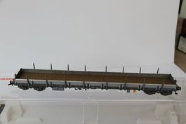 SBB, Res, Niederbordwagen mit Rungen, Fleischmann, 1: 87,neu