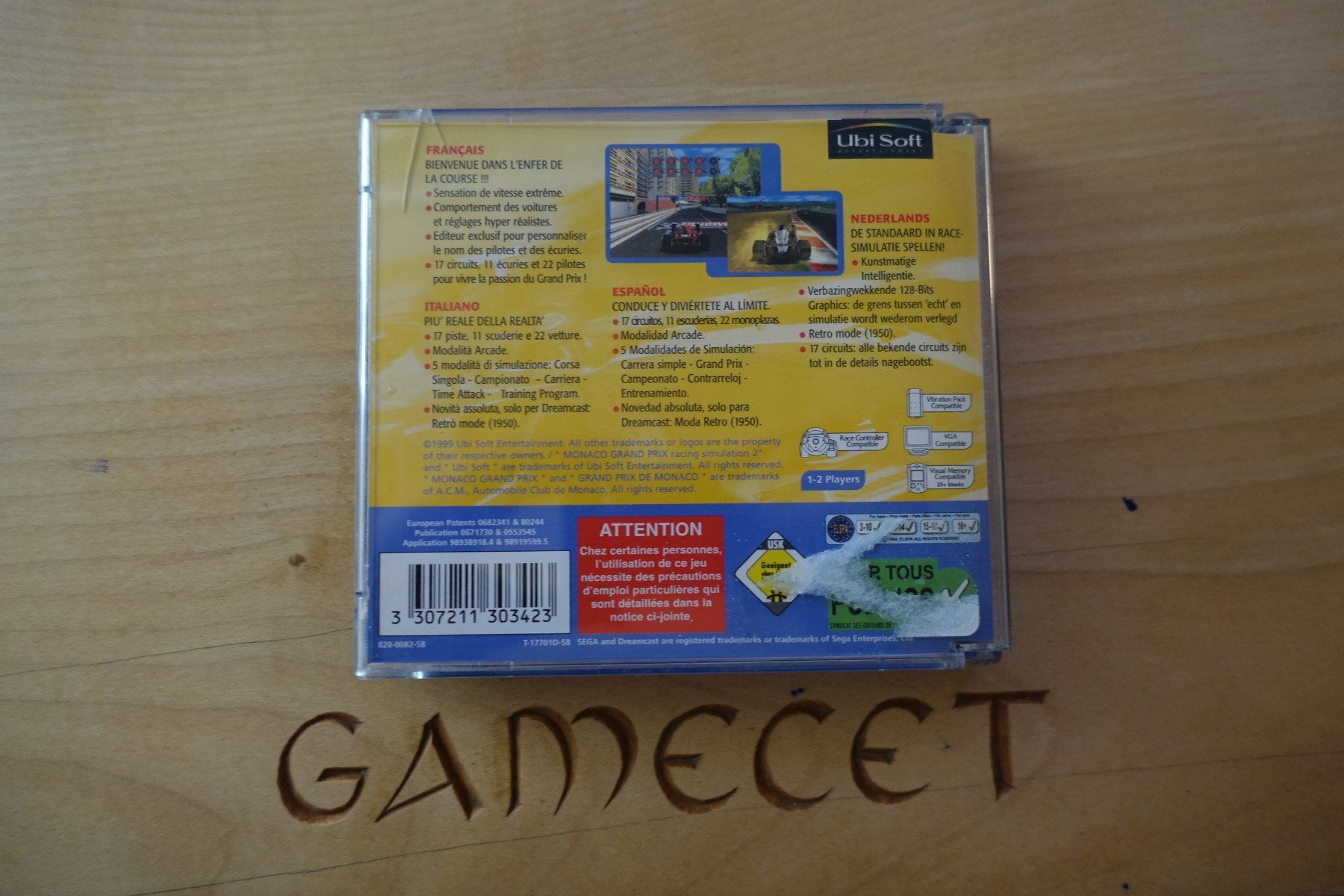 Sega Giochi: Monaco Grand Prix Racing Simulation 2 – Usato da Steinach venduto da Gamecet 3