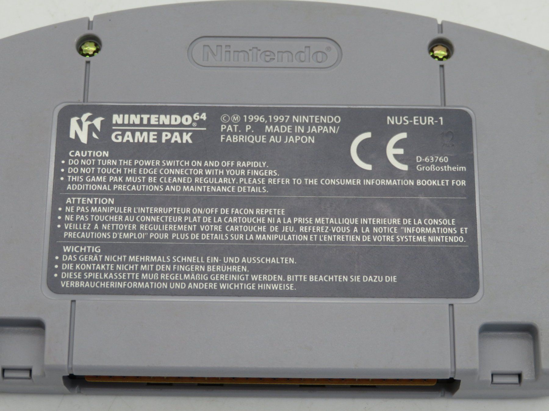 Nintendo Giochi: Nintendo 64 Spiel - Mission Impossible – Usato da Reinach BL venduto da WBZ-Flohmarkt 1