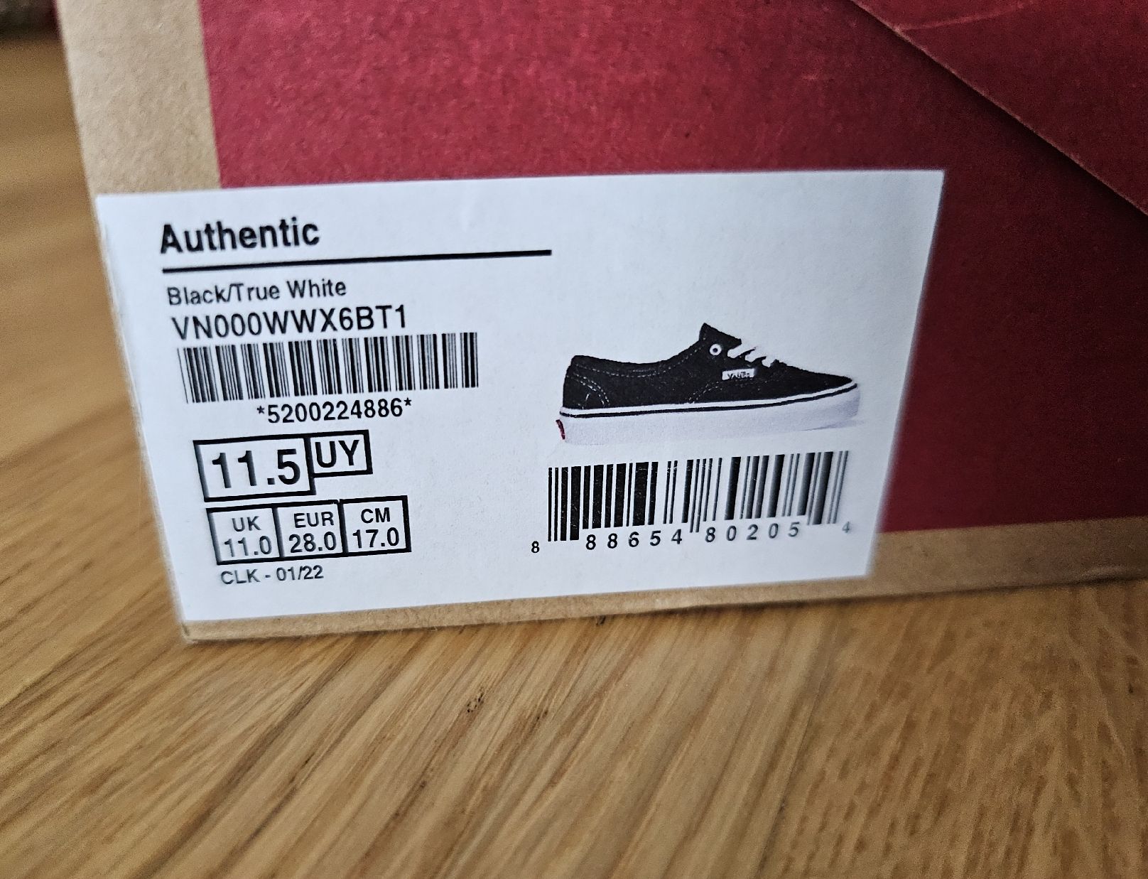 Vans Scarpe per ragazzi: Vans authentic taille 28 – Nuovo e nell'imballaggio originale da Attalens venduto da mar_rq8k 1