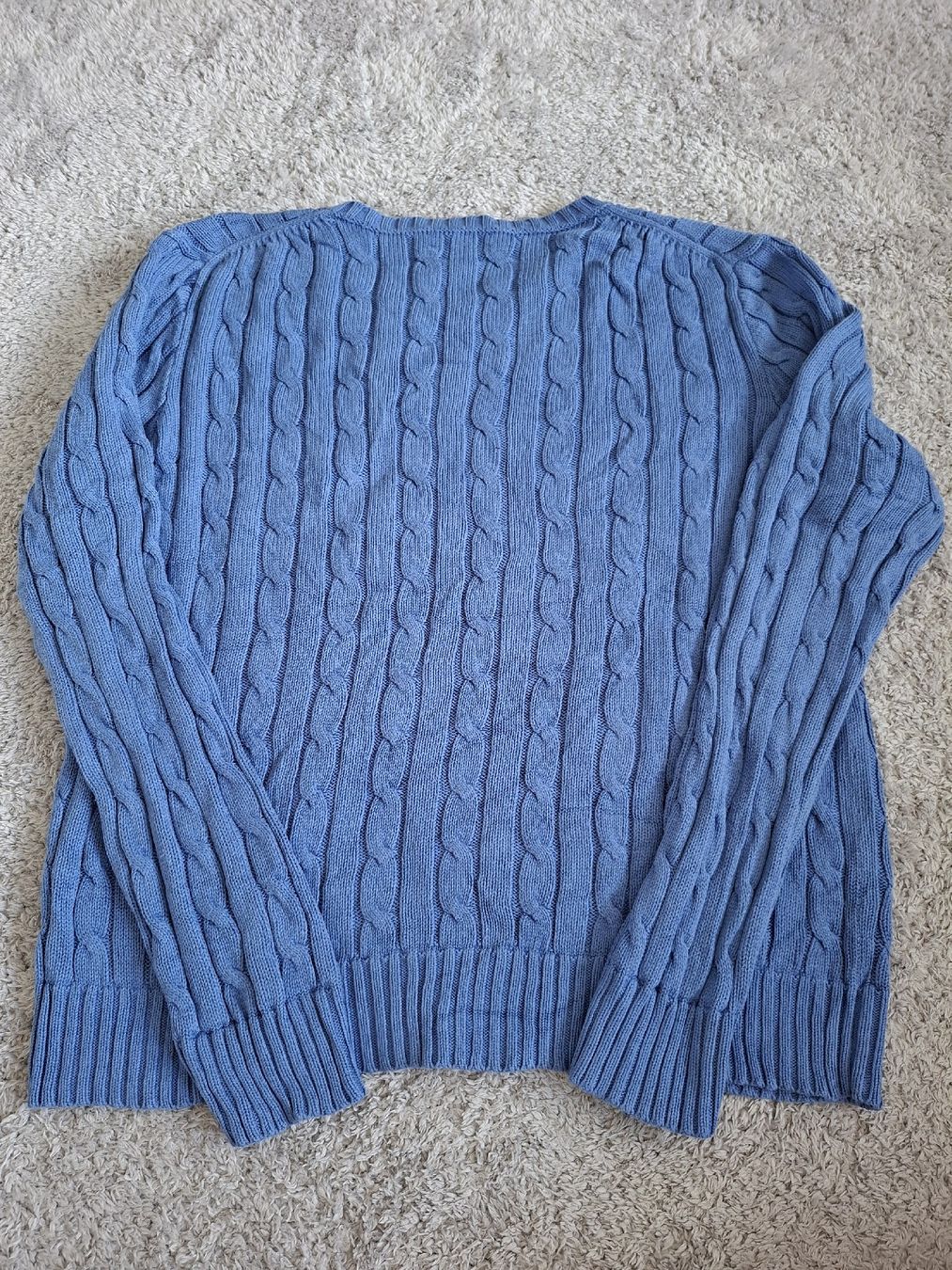 Ralph Lauren Maglioni & Felpe: Pull Ralph Lauren bleu maille torsadée taille L  – Usato da Renens VD venduto da ser_j2fn 4