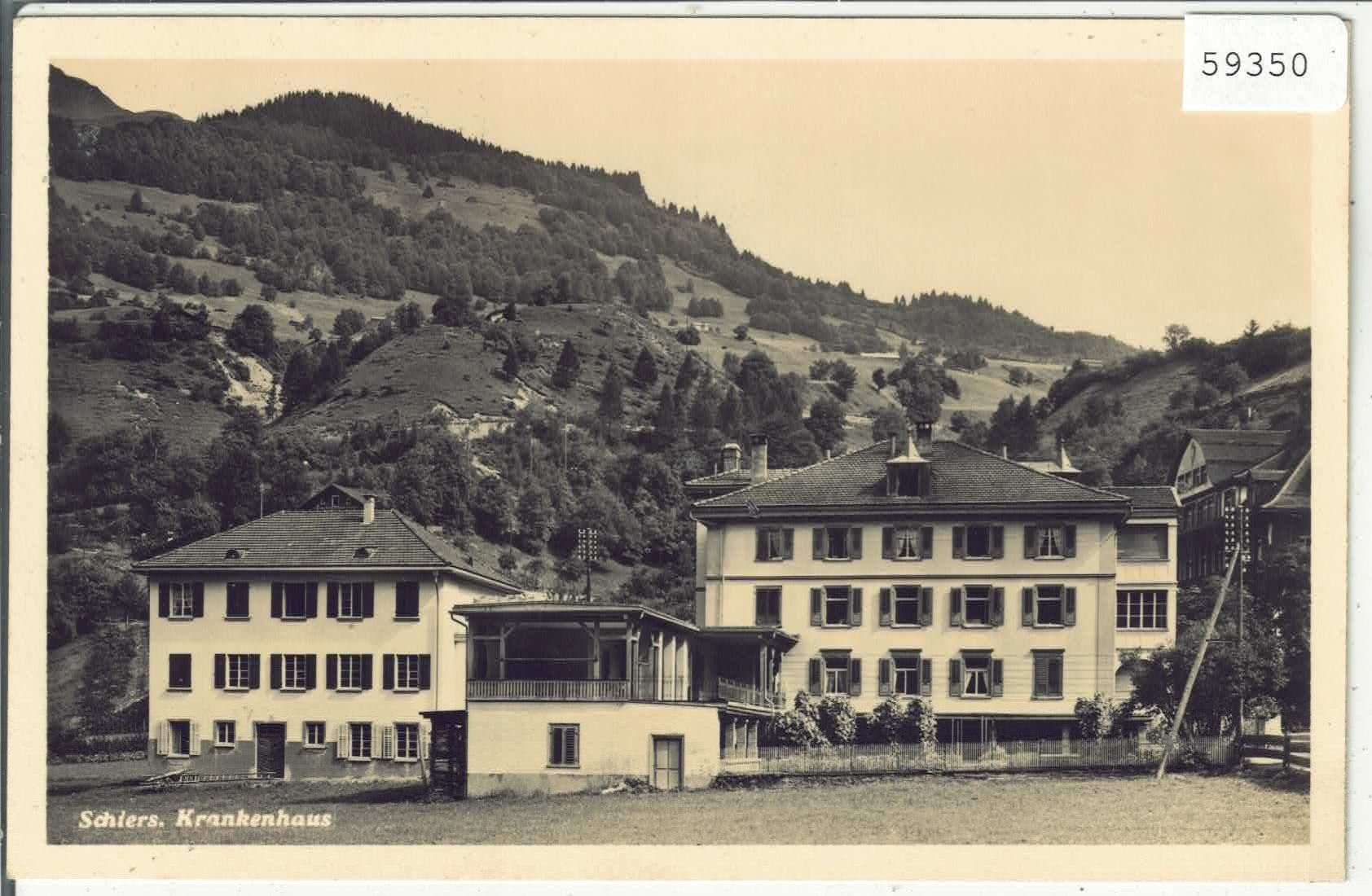 Cartoline postali: Schiers - Krankenhaus – Usato da Ettingen venduto da Kartenplanet