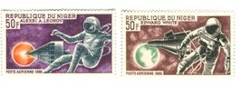 Briefmarken "Raumfahrt. Alexei Leonow". Niger