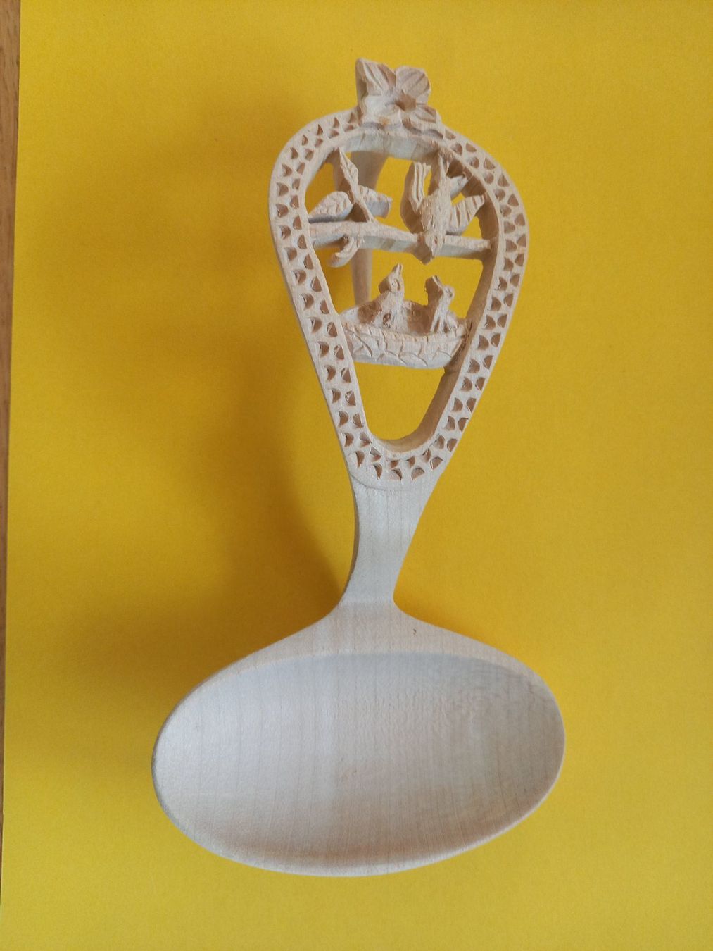 Cucchiai: Cuillère à crème en bois - Oiseaux – Usato da Rossens FR venduto da Souris1
