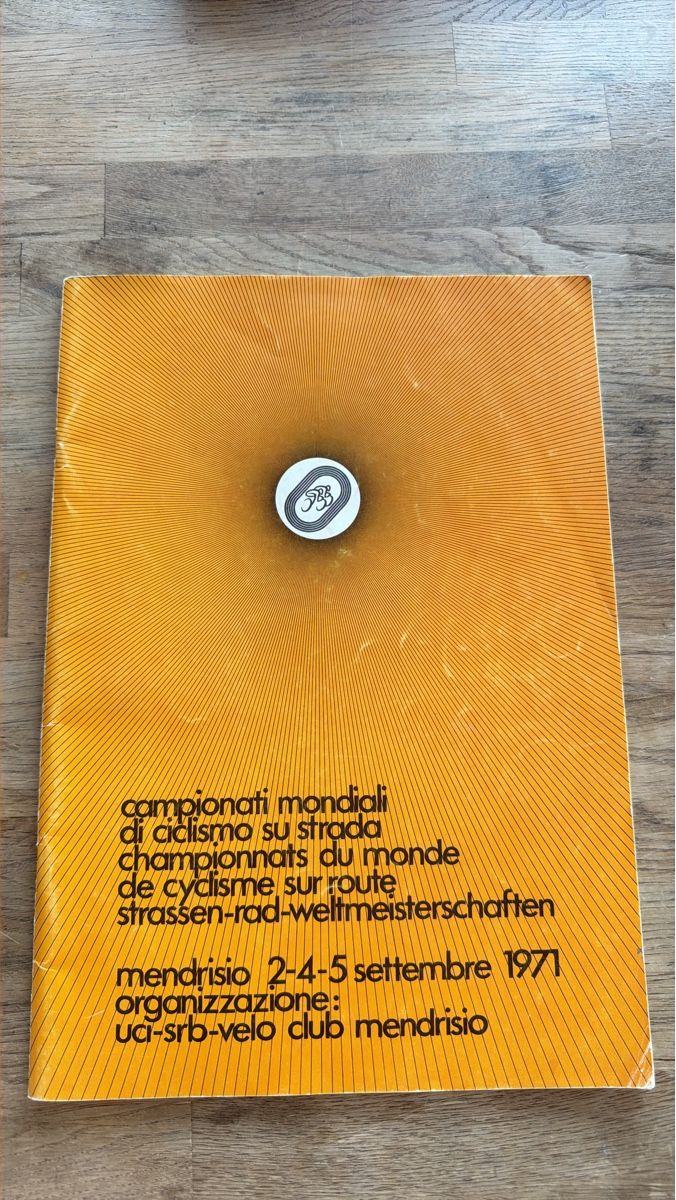 Libri: 1971 Cycling World Championship Program - Mendrisio, rare – Nuovo (secondo la descrizione) da Lugano venduto da bad_2t9b