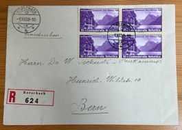 1938, B1x4 0 RORSCHACH 1.VIII, EING. BRIEF (ANK-0)