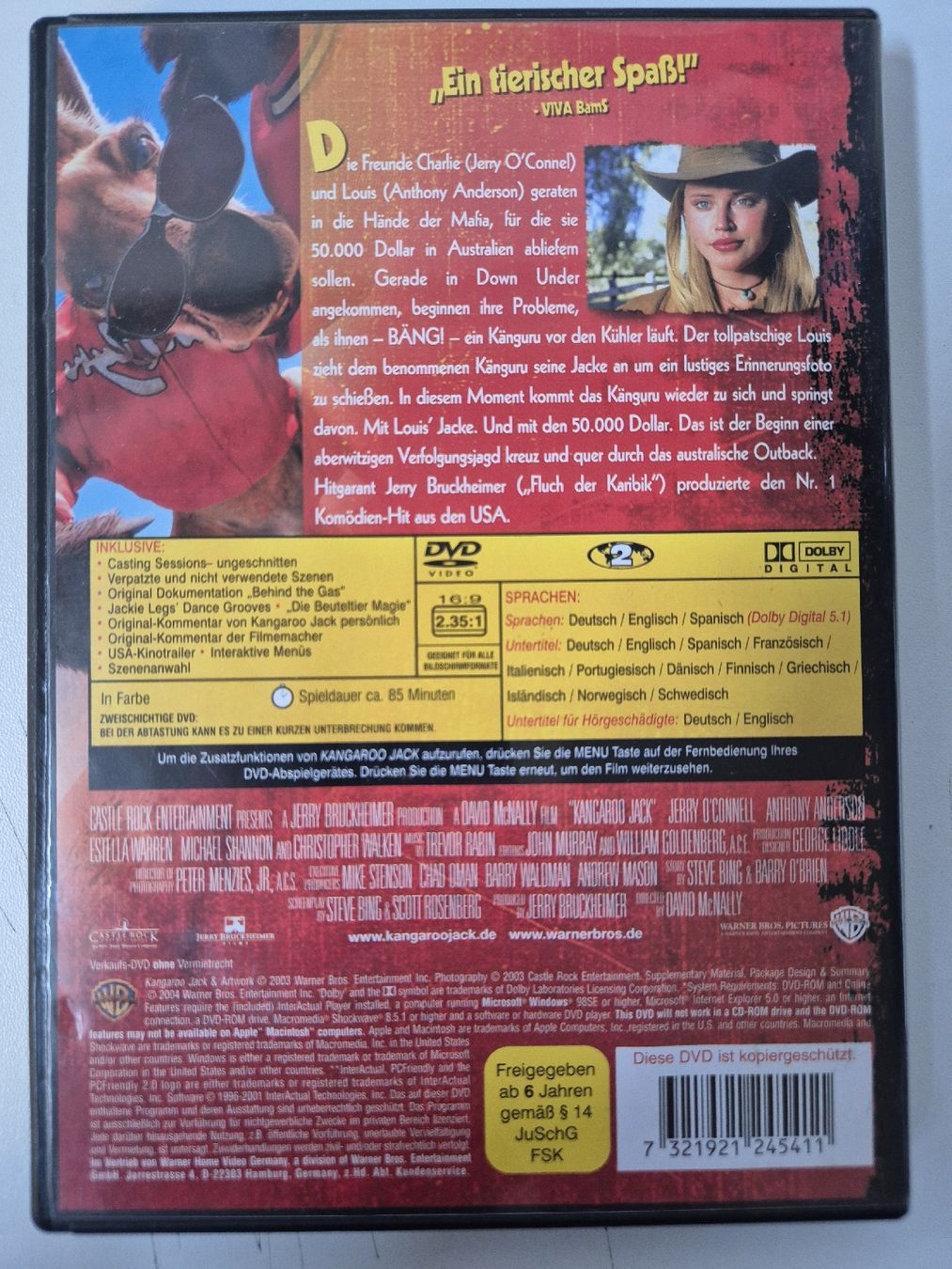 Alle DVDs: Kangaroo Jack DVD – Gebraucht aus Lindau von Hammy0740 1