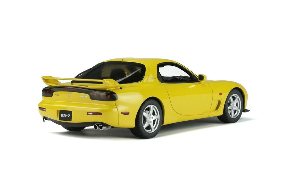 Miniature Mazda RX-7 FD Type R Bathurst 1999 - Otto Ottomobile 1/18 - Résine Jaune - Neuve