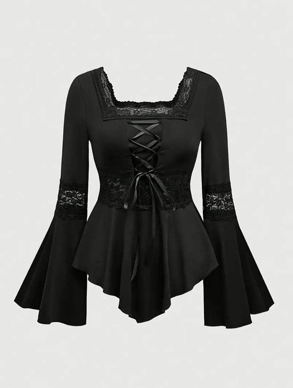 Camicette: Gothic-Bluse Gr S *neu* – Nuovo e nell'imballaggio originale da Münsingen venduto da BlackTears-3