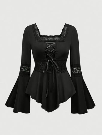 Gothic-Bluse Gr S *neu*