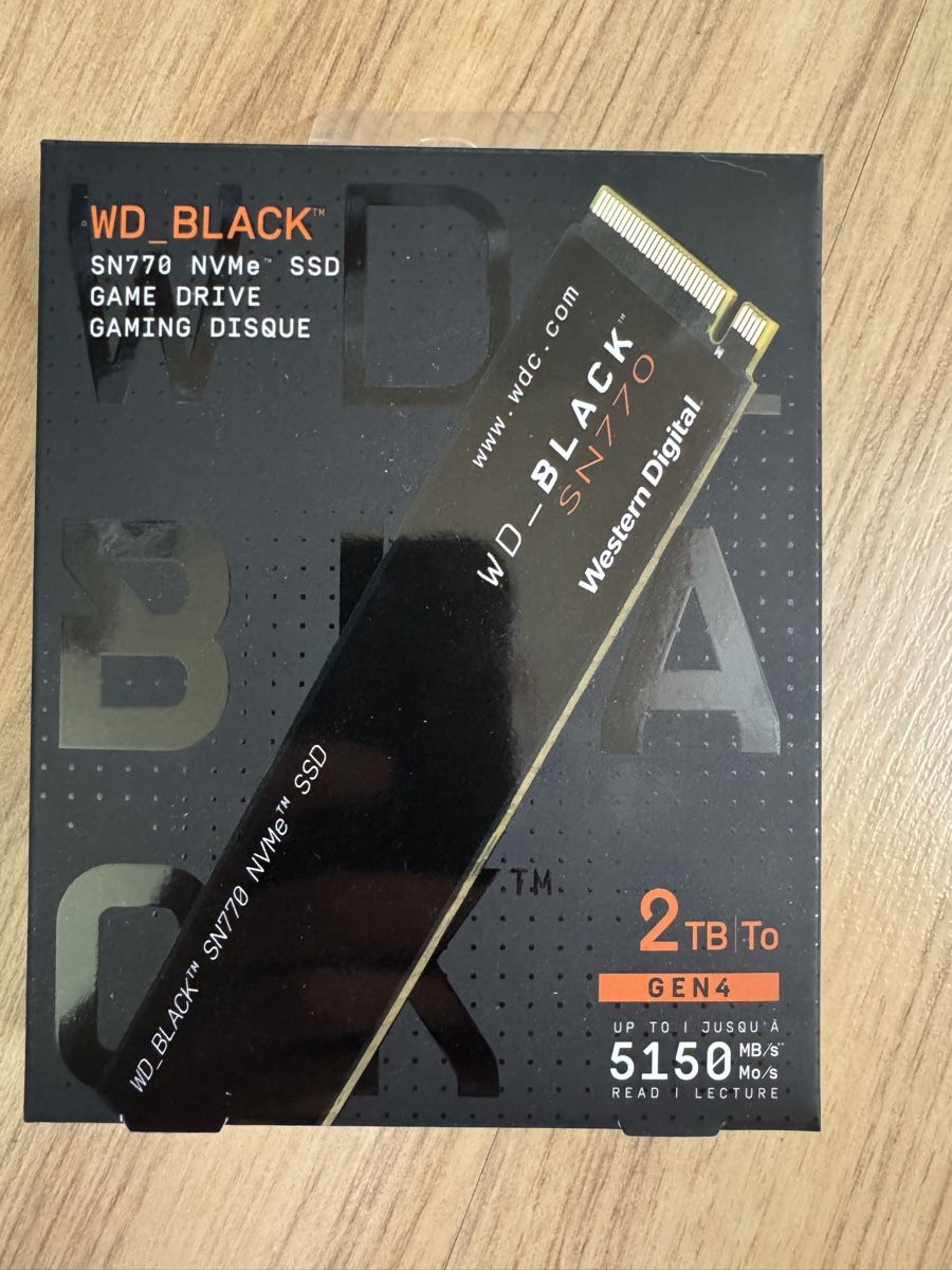 Western Digital Disques durs: WD BLACK SN770 2TB – Neuf (Voir description) à Hinwil par nic_mvf7