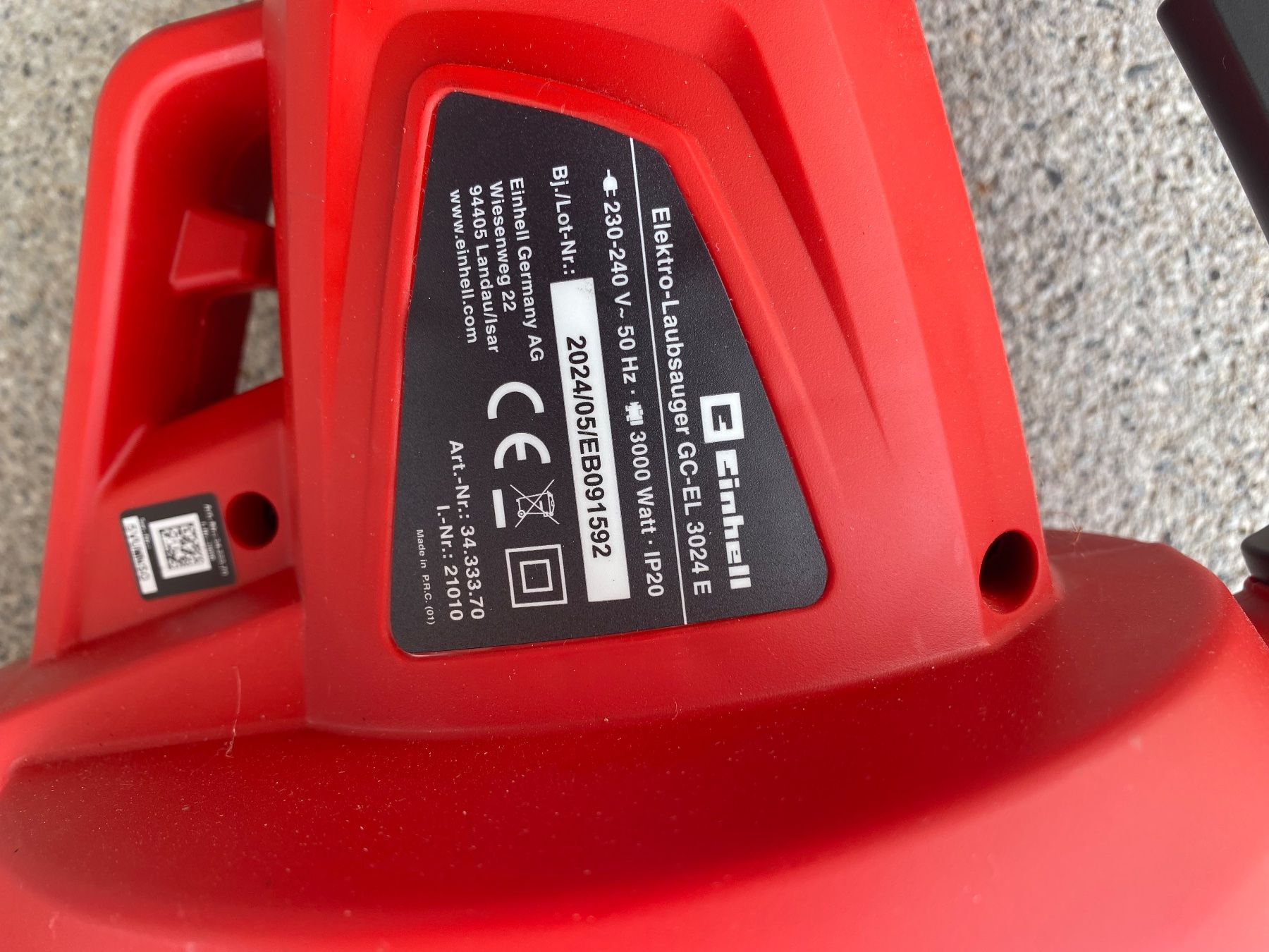 Einhell Soffiatori & Aspiratori per foglie: Elektro Laubbläser – Nuovo (secondo la descrizione) da Kandern venduto da pestalozzi04 2