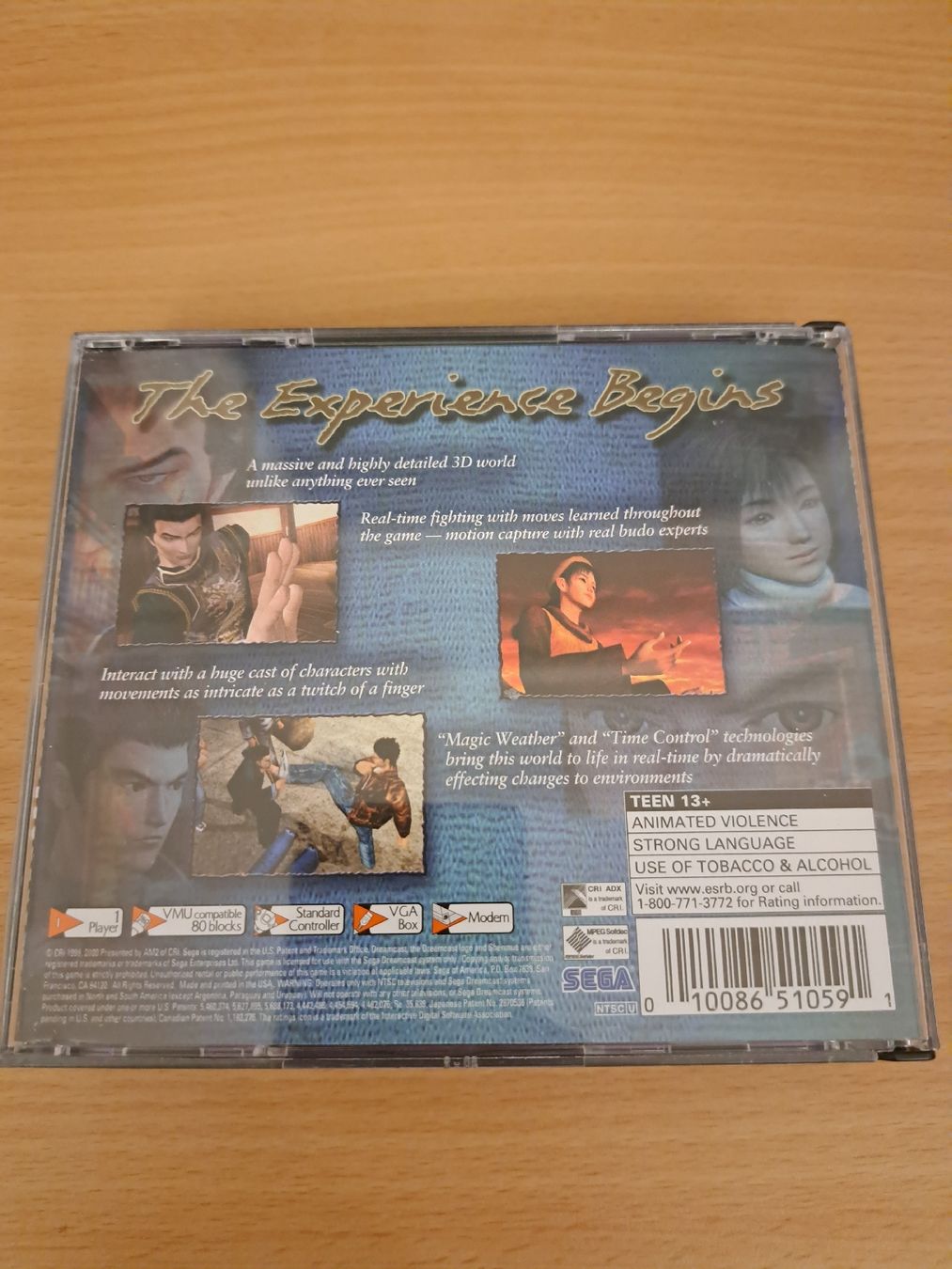 Giochi: Shenmue NTSC/U Dreamcast – Usato da Zürich venduto da Mr.Heli 3