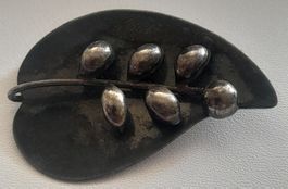 Broche ancienne en argent 925.