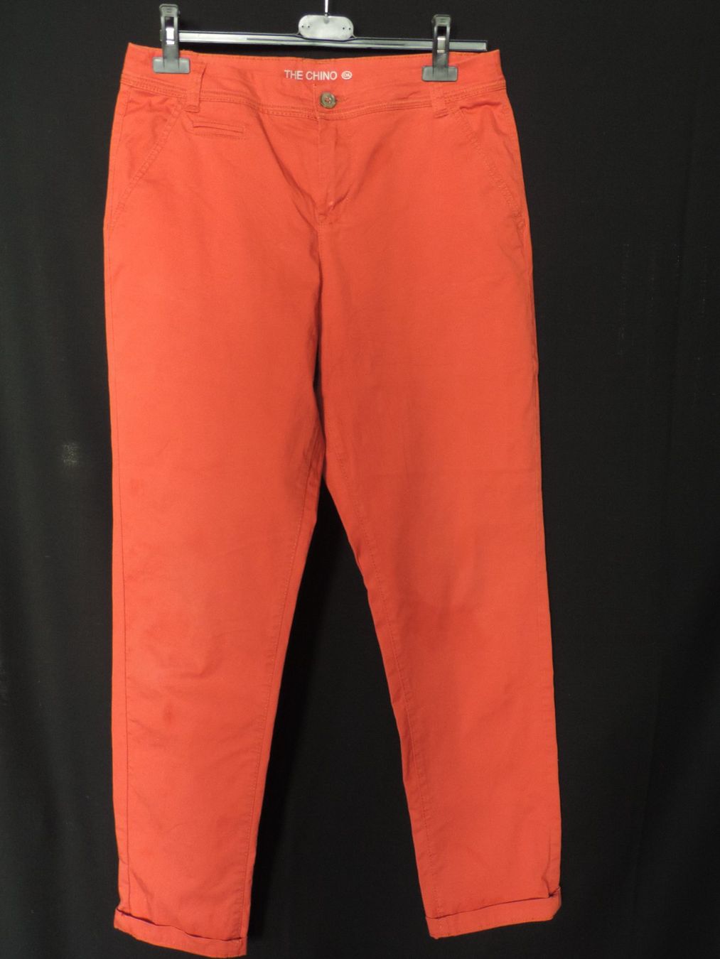 Pantaloni: Pantalon Chino rouge pale – Usato da Genève venduto da Axelle333 7