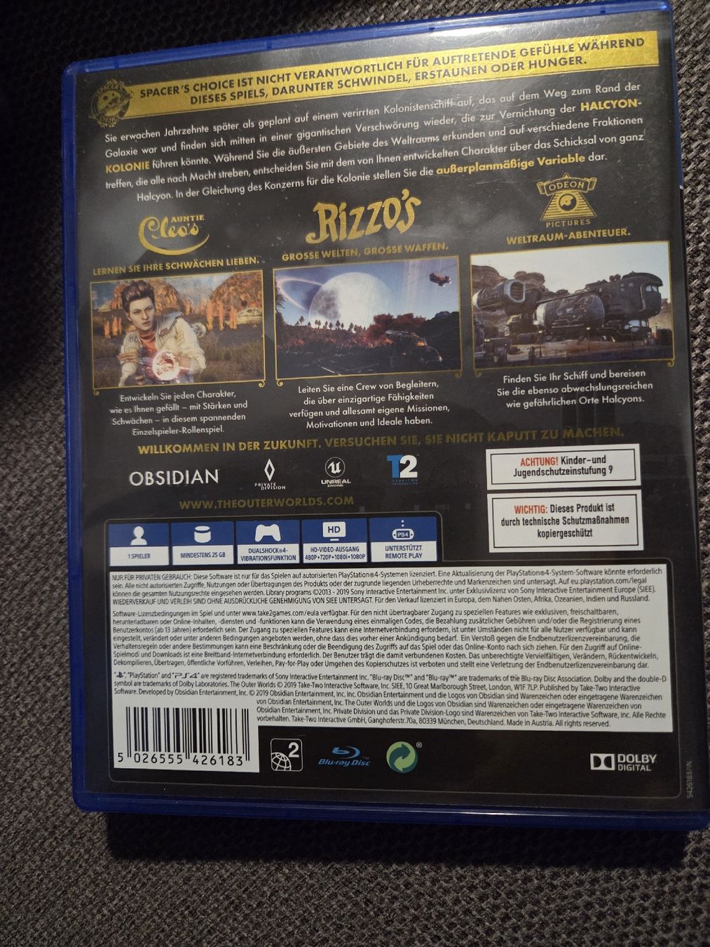 Sony Giochi: The Outer Worlds PS4 Spiel - Top Zustand – Usato da Elgg venduto da Darkvoid1991 1