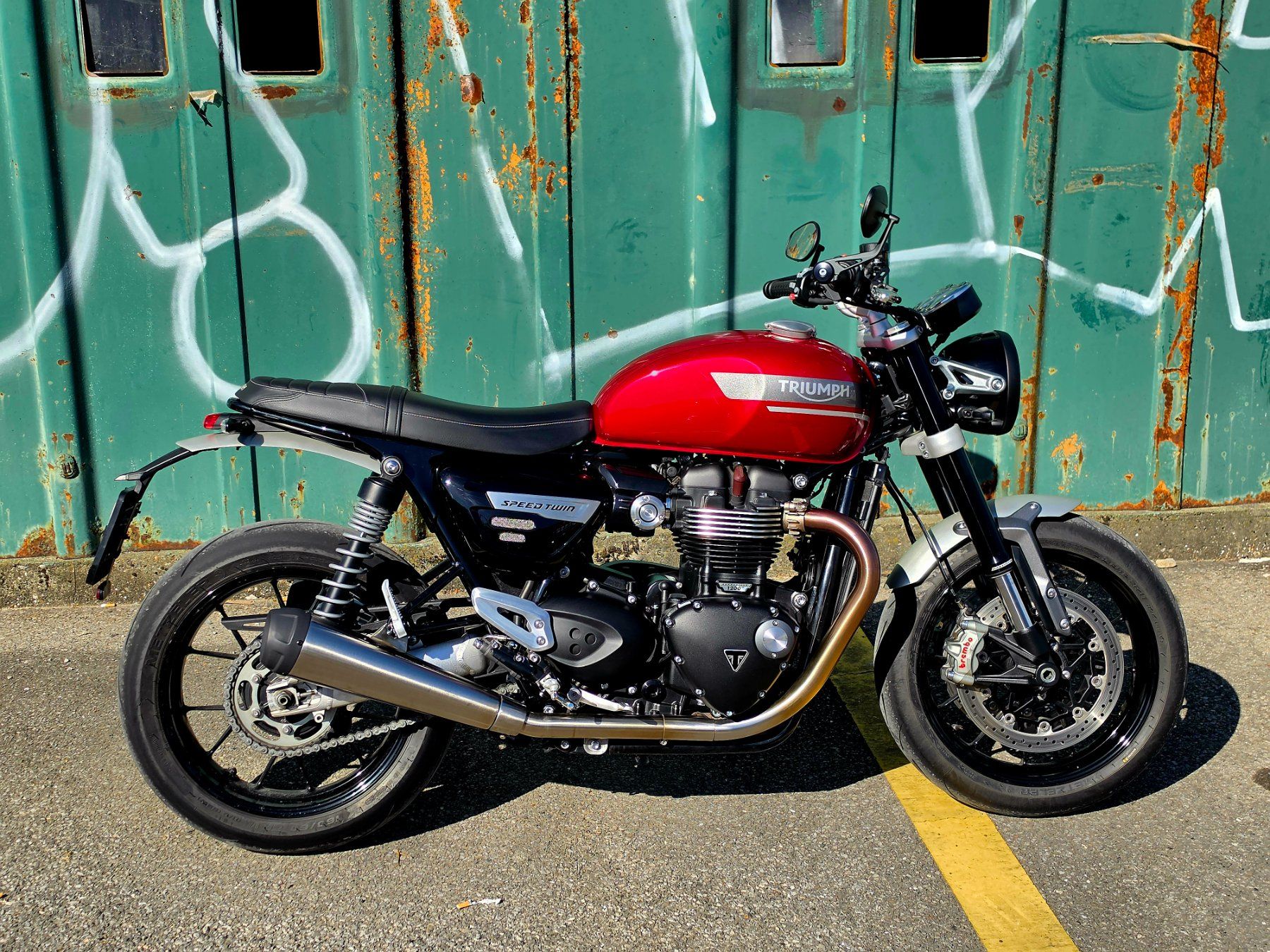 Triumph Strada: TRIUMPH Speed Twin 1200 – Usato da Petit-Lancy venduto da Arnaud85